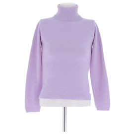 Hobbs Pull Col roulé en cachemire Violet