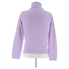 Hobbs-Pull Col roulé en cachemire-Purple