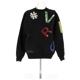 Versace Moleton preto com recorte nas costas Preto