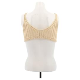Autre Marque-Top beige en maille-Camel