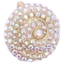 Autre Marque Broche "Le Soleil Brooch" con strass Dorado