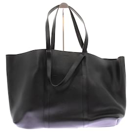SéZane-Sac Cabas en cuir "Gabin"-Black