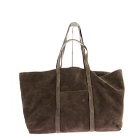 SéZane-Suede Tote Bag "Gabin"-Brown