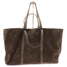 SéZane-Suede Tote Bag "Gabin"-Brown