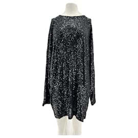 Autre Marque-Robe à sequins-Black
