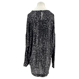 Autre Marque-Robe à sequins-Black