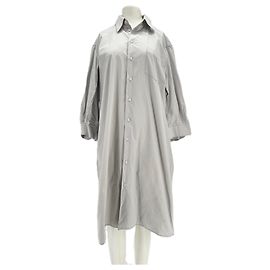 Maison Martin Margiela Vestido camisa gris Gris