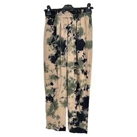 Autre Marque RAQUEL ALLEGRA Camouflage Hose fließend Camel Kamel
