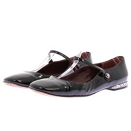 Marc Jacobs Lacklederschuhe Schwarz