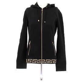 Versace Sweatshirt noir à capuche Noir
