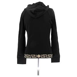 Versace-Sweatshirt noir à capuche-Black