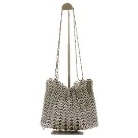 Paco Rabanne Borsa a spalla argentata "1969" Argento