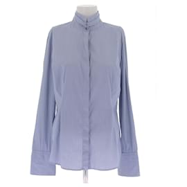 Camicia Brunello Cucinelli in cotone blu XL Blu