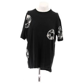 Autre Marque Camiseta de algodón negra estampada BASSIKE Negro