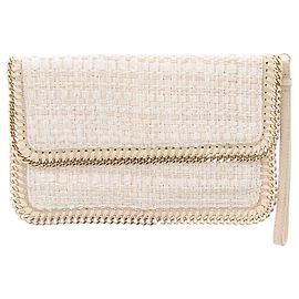 Stella Mc Cartney Tasche aus Raphia Weiß
