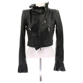 Dsquared2 Veste en cuir Noir