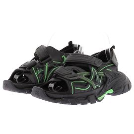 Balenciaga Schwarze Sandalen "Track" Schwarz