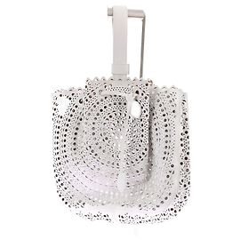 Alaïa Borsa a secchiello bianca "Rose Marie" Bianco