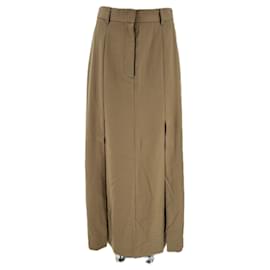 Autre Marque-Jupe en laine-Khaki