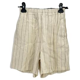 Autre Marque-Short en lin "Hada"-Khaki