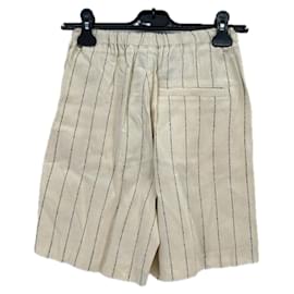 Autre Marque-Short en lin "Hada"-Khaki