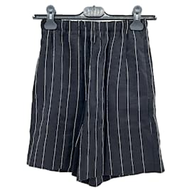 Autre Marque-Short en lin "Hada"-Black