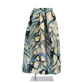 Rochas Jupe à imprimé Gris