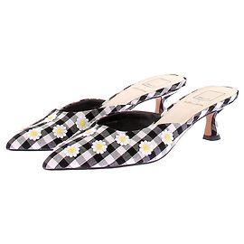 Autre Marque Décolleté vichy "Lilou" Nero
