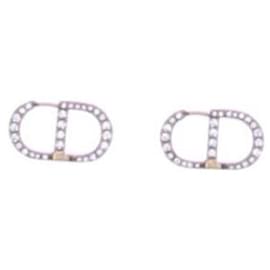 Dior-Boucles d'oreilles "CD"-Golden