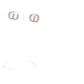 Dior-Boucles d'oreilles "CD"-Golden