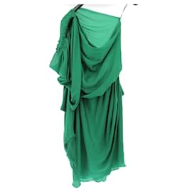 Lanvin-Robe verte-Green