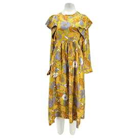 Samsoe & Samsoe Robe en soie Jaune