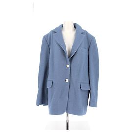 Autre Marque Monday Artwork Wollblazer Blau Blau