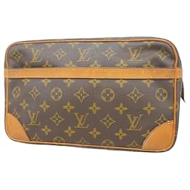 Louis Vuitton-Sac à main Compiegne 28 Monogram Louis Vuitton-Marron