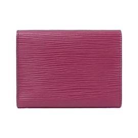Louis Vuitton-Louis Vuitton Epi Envelope Carte de Visite Business Card Holder-Fuschia