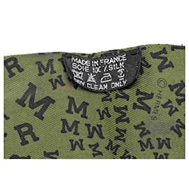 Hermès-Hermès Red Scattered Letters Silk Twilly Scarf-Red,Other
