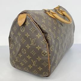 Louis Vuitton-Louis Vuitton Monogram Speedy 35 Handbag-Brown