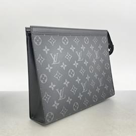 Louis Vuitton-Pochette Louis Vuitton Monogram Eclipse-Marron,Noir