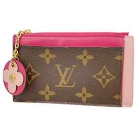 Louis Vuitton-Louis Vuitton Monogram Coin Purse-Brown,Pink