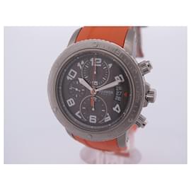 Hermès-HERMES CLIPPER DIVER CHRONOGRAPH CP2.941 44 MM AUTOMATIC WATCH-Silvery