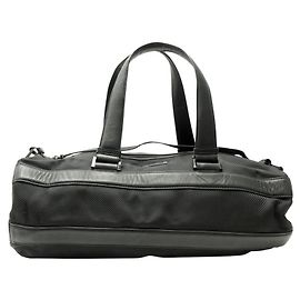 GIVENCHY SPORT WEEKENDER TOILE & LEDER SCHWARZE HANDTASCHE Schwarz