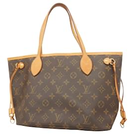 Louis Vuitton-Louis Vuitton Monogram Neverfull PM Tote Bag-Brown