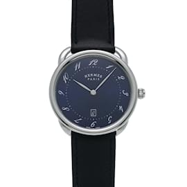 Hermès-Hermes Arceau GM AR7Q.810 Blue Men's Automatic Watch-Black,Blue