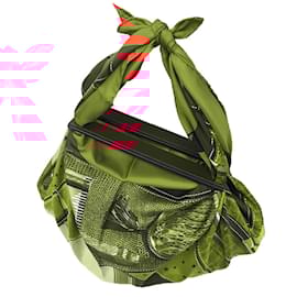 Hermès-Sac Eco Hermes en Bleu Indigo et Rouge H-Rouge,Autre
