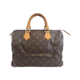 Louis Vuitton-Louis Vuitton Monogram Speedy Boston Bag-Brown