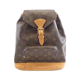 Louis Vuitton-Louis Vuitton Monogram Montsouris MM Backpack-Brown