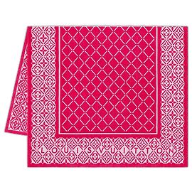 Toalla de playa Louis Vuitton Monogram flor rosa algodón Otro