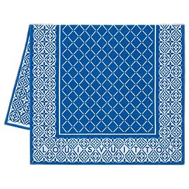 Louis Vuitton Asciugamano da spiaggia in cotone LV Blu