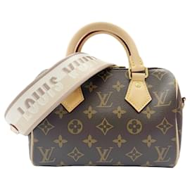 Louis Vuitton-Louis Vuitton Speedy Bandouliere 20 Monogram Handbag-Brown,Monogram
