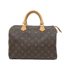 Louis Vuitton-Louis Vuitton Monogram Speedy Boston Bag-Brown